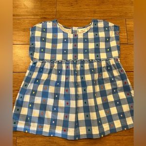 Beautiful embroidery cotton top for girls size 8